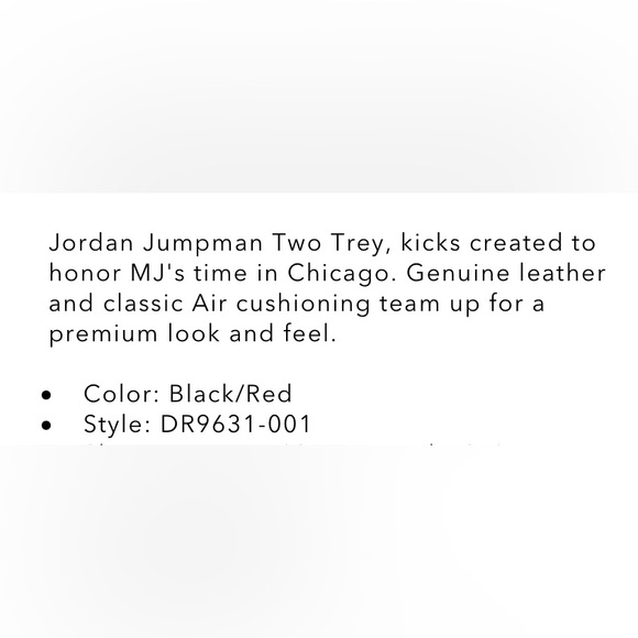 New Air Jordan Jumpman Two Trey DR 9631-001 Basketball Shoes Womens Sz 9.5 - Picture 16 of 16